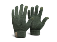 KNITY Handsker - Strikkede - Unisex - Grøn - Touchskærm