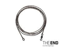 The END - Leadcore 1m - Svirvel - 3 stk - Klar til brug