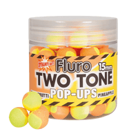 Fluro Tofarvede Pop-Ups - 15mm - Tutti frutti & Ananas