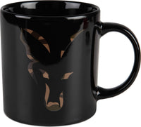 Sort og camouflage hoved keramik mok