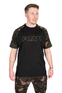 Sort Kamuflage Kontur T-shirt
