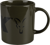 Grøn og Sort Logo Keramik Krus