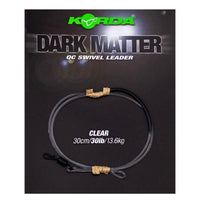 Dark Matter Forfang - 30cm - QC Svirvel Klar - 30LB