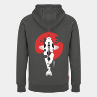 Hættetrøje - Rising Sun - Grå