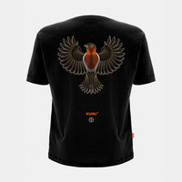 Lille Rød T-shirt - Robin Design - Nøglelinje Stil