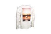Gør Det Til Virkelighed - Sunset Langærmet T-shirt - Ecru