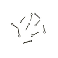 Rustfrit stål snoet method agnspyd - 8mm