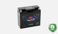 LiFePO4 Smart Batteri - 12,8V - 20AH - Bluetooth & BMS