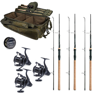 Komplet sæt med 3 stænger