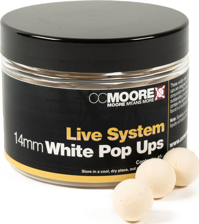 Live System - Pop-ups - 14mm - hvid