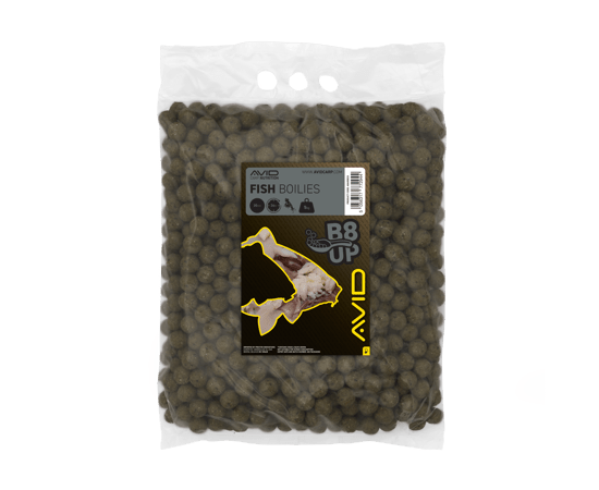 Avid Carp B8 - Up - Fish - 5KG - 20mm - Voerboilies - KarperCentrale