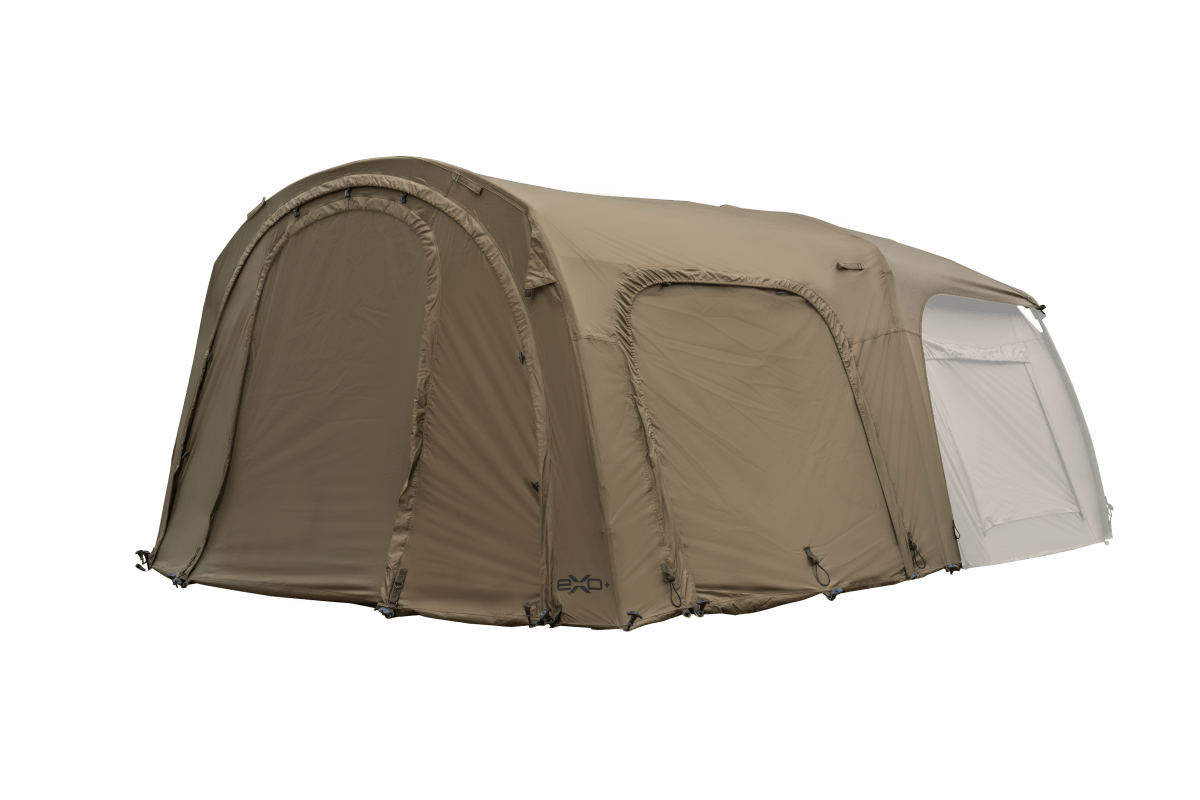 Avid Carp EXO+ - Extension Cap - 2 - Persoons Uitbreiding - Inclusief Grondzeil - Voor EXO+ Bivvy - KarperCentrale