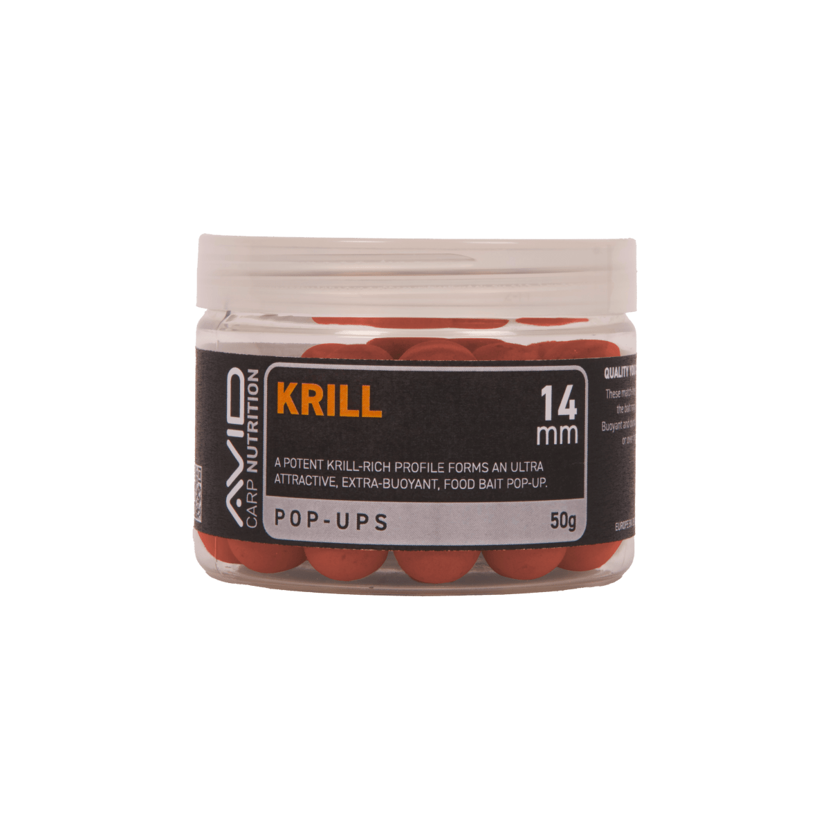 Avid Carp Krill - Pop - ups - 14mm - Natural - KarperCentrale