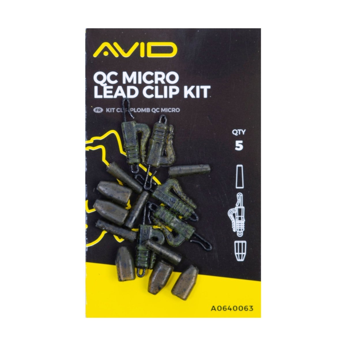 Avid Carp Qc Micro Lead Clip Kit - KarperCentrale