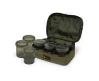 Avid Carp RVS - 8 pots - Hookbait pouch - KarperCentrale