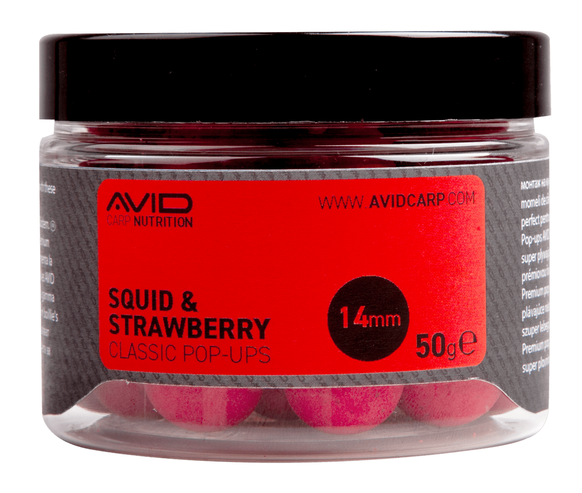 Squid & Strawberry Pop-Ups 14mm - Naturlig