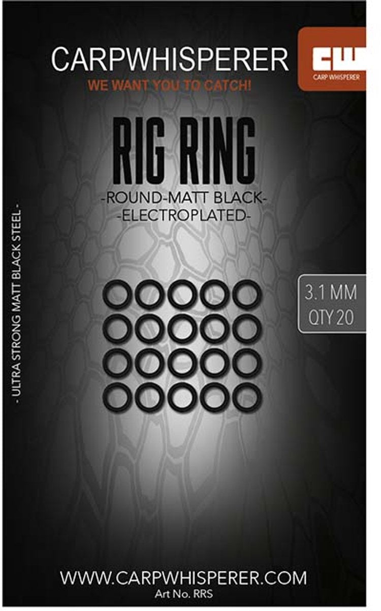 Carp Whisperer Rig Rings - 20pcs - KarperCentrale