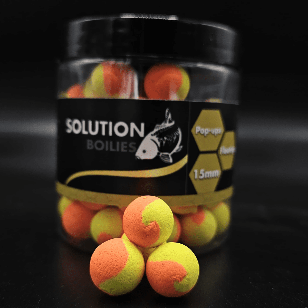 CC Solution Boilies Honey Citrus - Duo's - 15mm Pop - ups - KarperCentrale