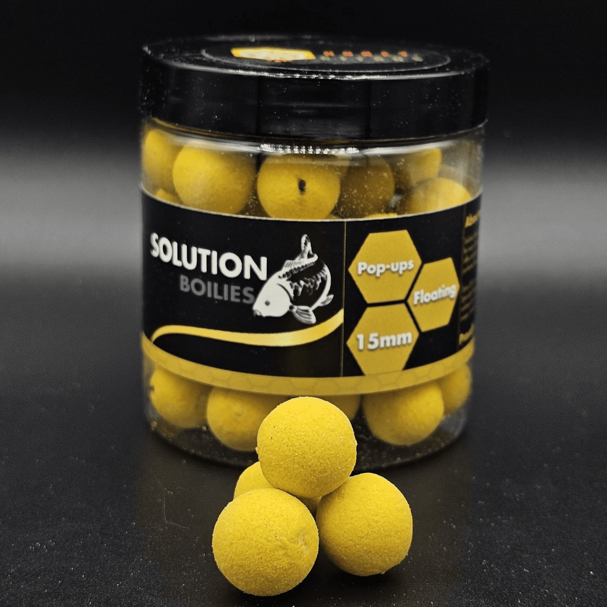 CC Solution Boilies Honey Citrus - FS pop - ups - Geel - 15mm - KarperCentrale