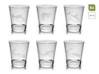 Anglers - Shotglas med fiske-motiver