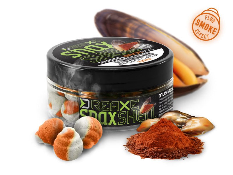 D Snax - Mussel & Spices - Skaldyrsform - Røgeffekt - Wafters