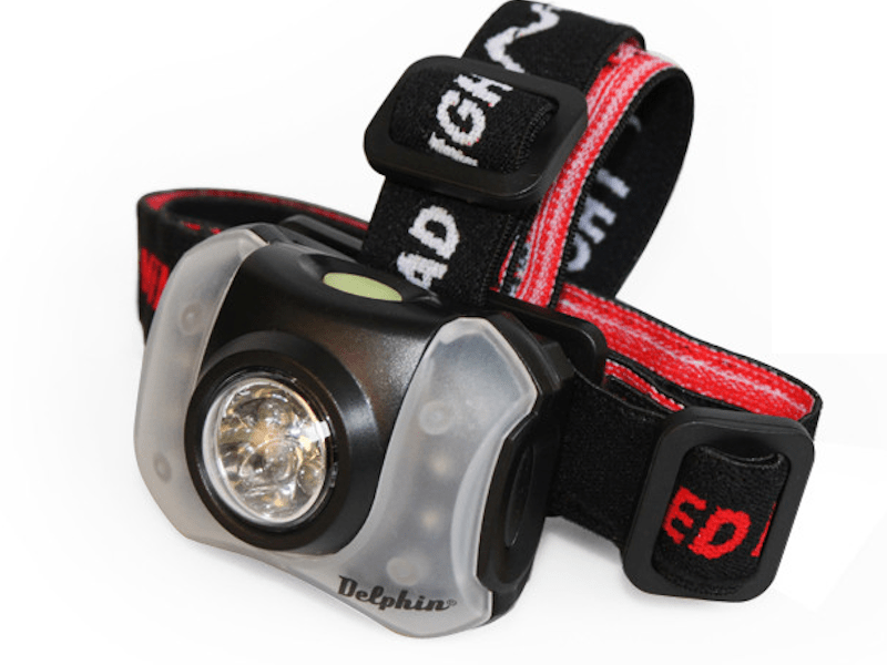 Polar X - Hovedlampe - Rød & Hvid LED