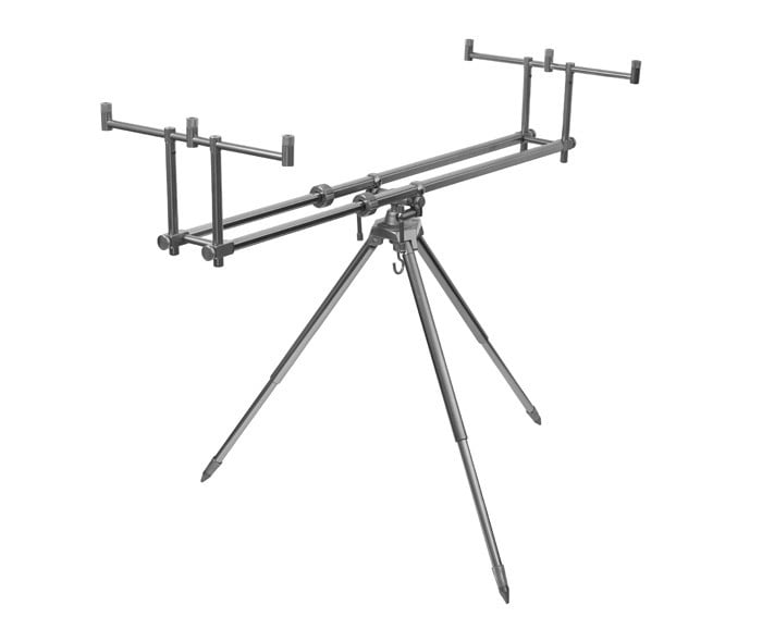 Delphin TPX3 Silver - TriPod voor 3 hengels - KarperCentrale