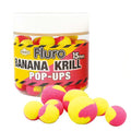 Fluro Tofarvede Pop-Ups - 15mm - Krill & Banan