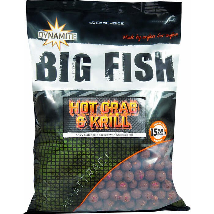 Dynamite Baits Hot Crab & Krill - 1kg - Boilies - KarperCentrale