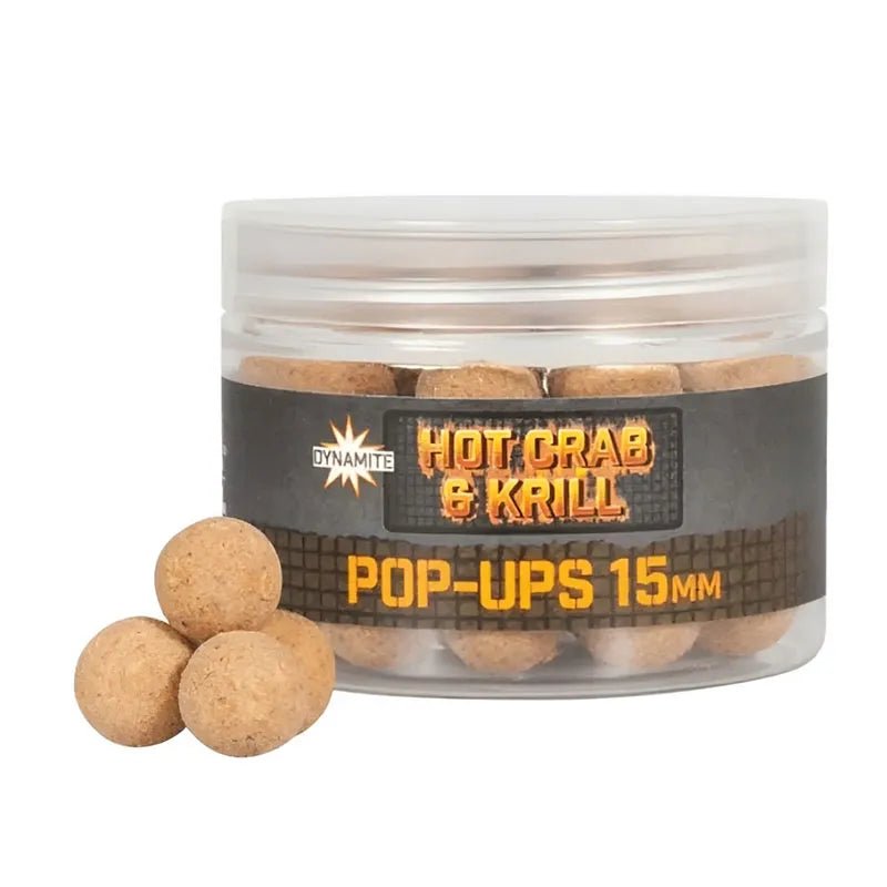 Hot Krabbe & Krill Pop-Ups - Fødeflokke - 15mm