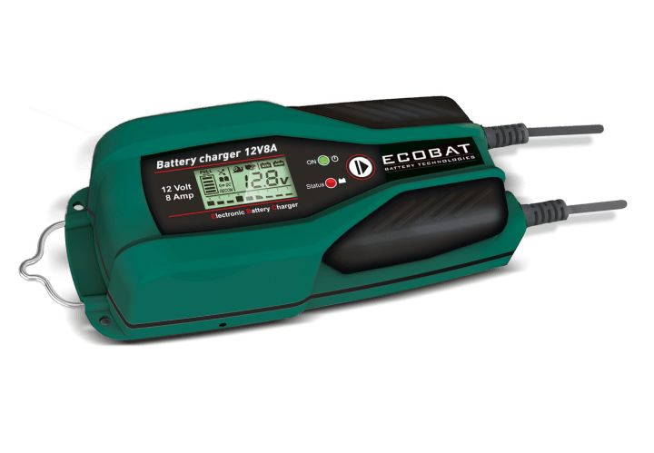 Ecobat Accu lader 12V 8A - KarperCentrale