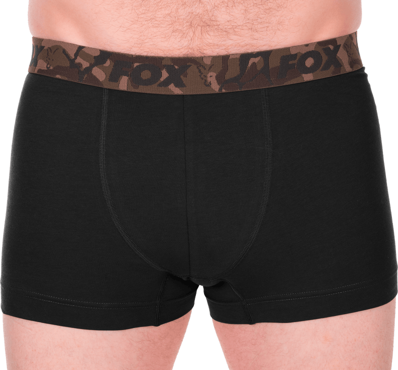 Boxer korte bukser 2-pak khaki / sort