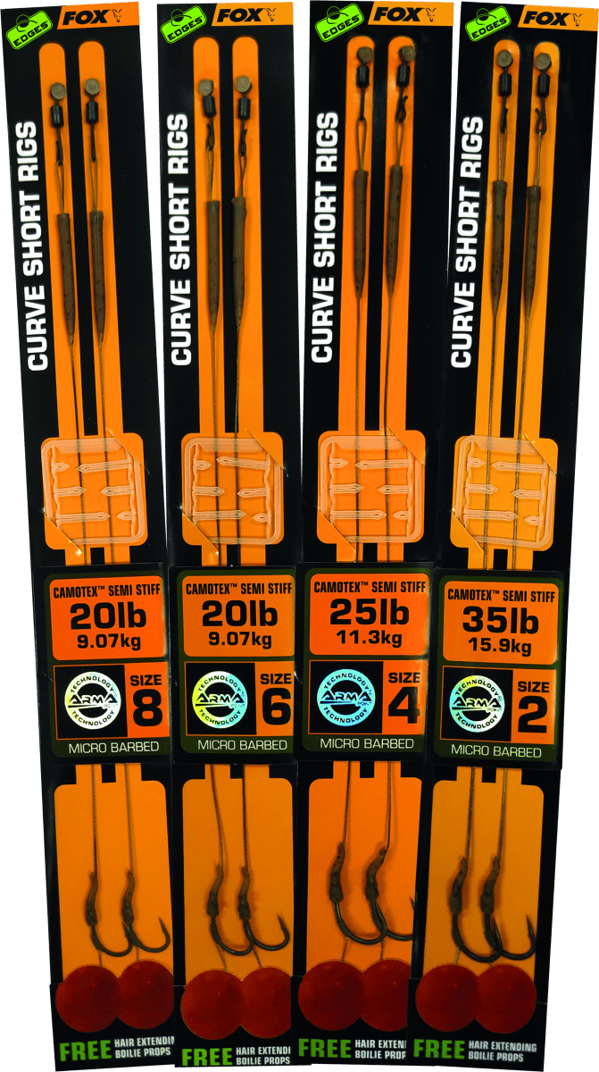 Edges Curve Kort Camotex Halvhård Klar Tilbehør