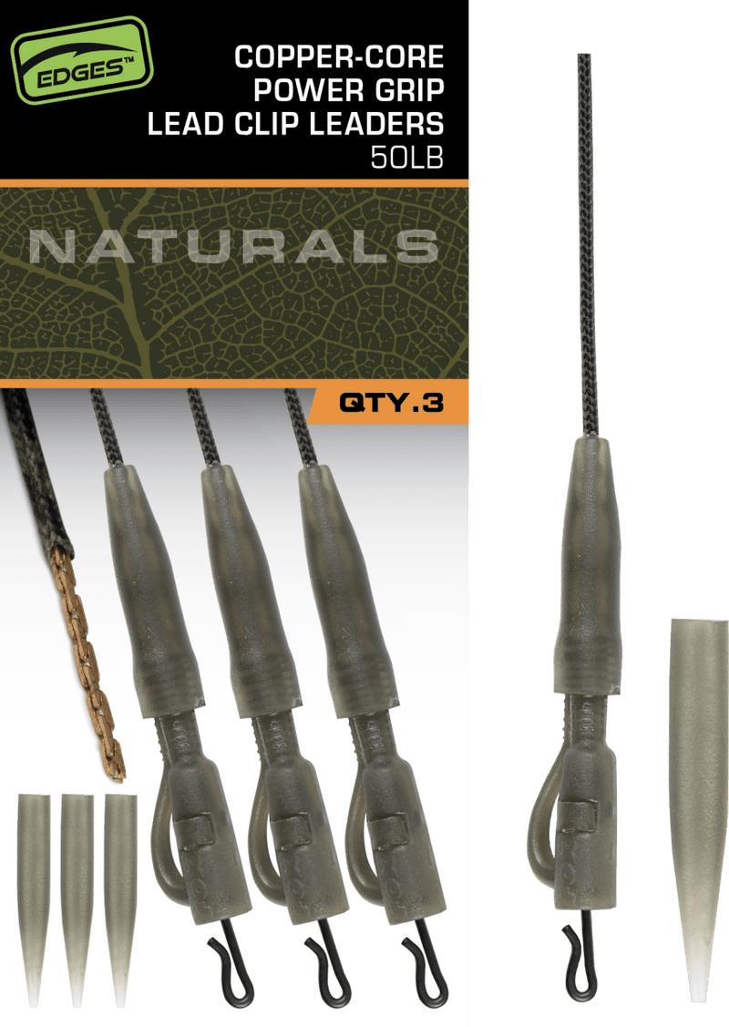 Edges Naturals Kobber-Kerne Power Grip Sænkeclips Forfang