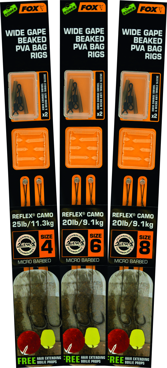 Edges Wide Gape Næbformede PVA Klare Færdige Rigs