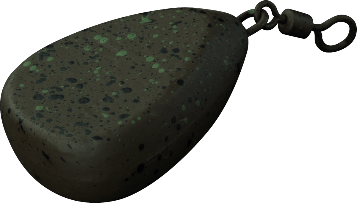 Piombo a goccia con girella piatta