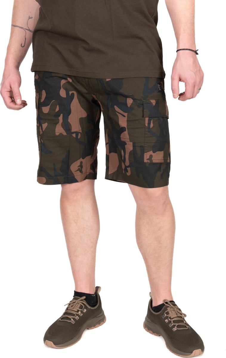 Fox LW Camo Combat Korte broek - dé KarperCentrale