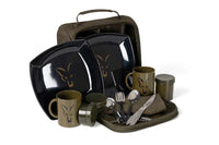 FOX Voyager Dinner Set - Dinerset - 2 Persoons - Groen - Polyester - KarperCentrale