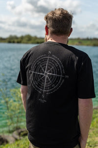 Compass T-shirt - Sort