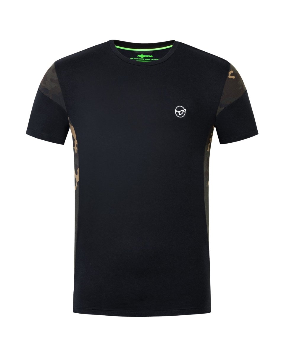 Cut T-Shirt - Schwarz