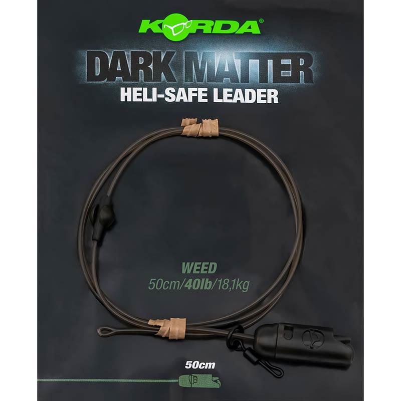 Korda Dark Matter Leader - 50cm - Heli Safe - 40LB - KarperCentrale