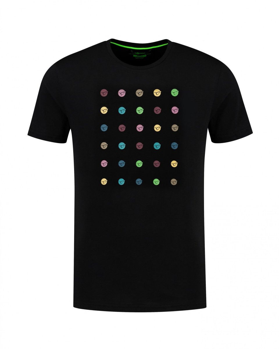 Korda DOT T-Shirt - Zwart - KarperCentrale