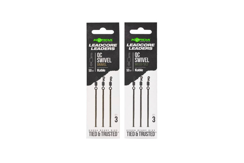 Kable Leadcore Forfang - 50cm - QC Svirvel