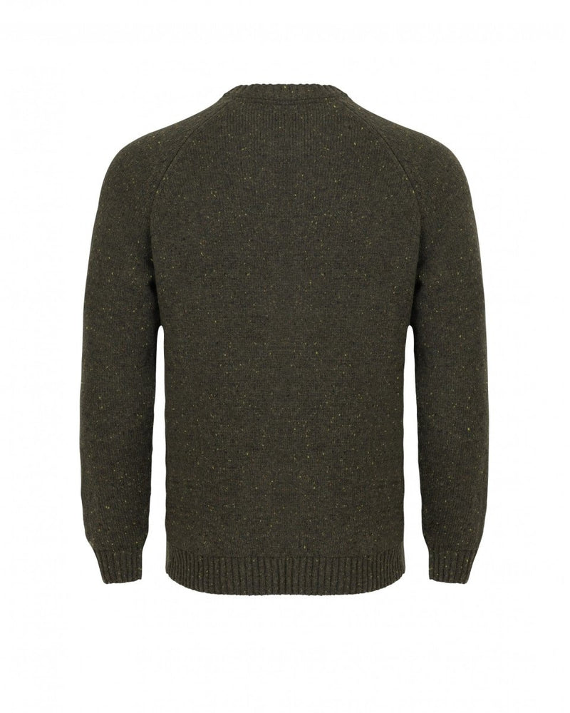 Mindset Fisherman - Strikket Sweater - Mørk Oliven  