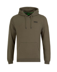 Patch Hoodie - Mørk Oliven  