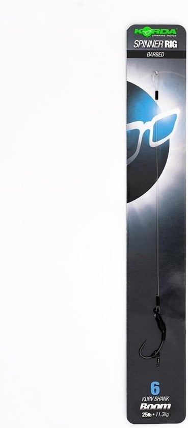 Korda Spinner Rig 7" - Kurv Shank - Barbless - KarperCentrale