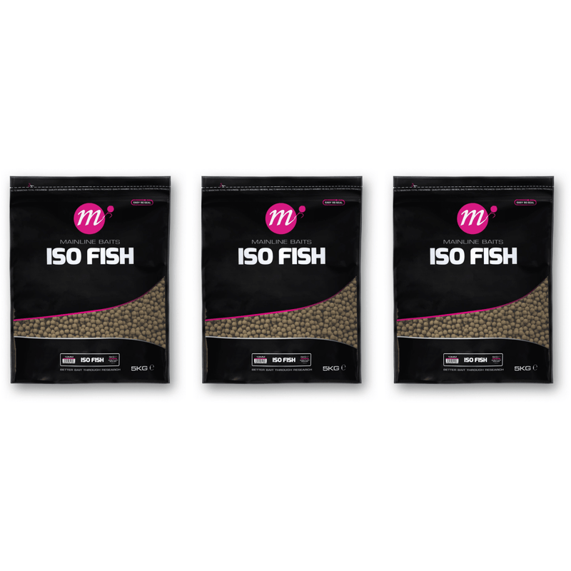 15kg ISO Fish Boilies - Storkøb