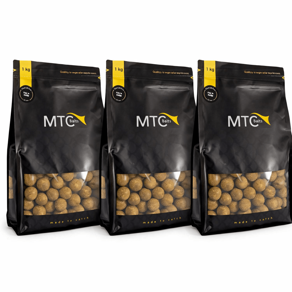 MTC 15kg Fish 'n Garlic Boilies - Bulk Deal - KarperCentrale