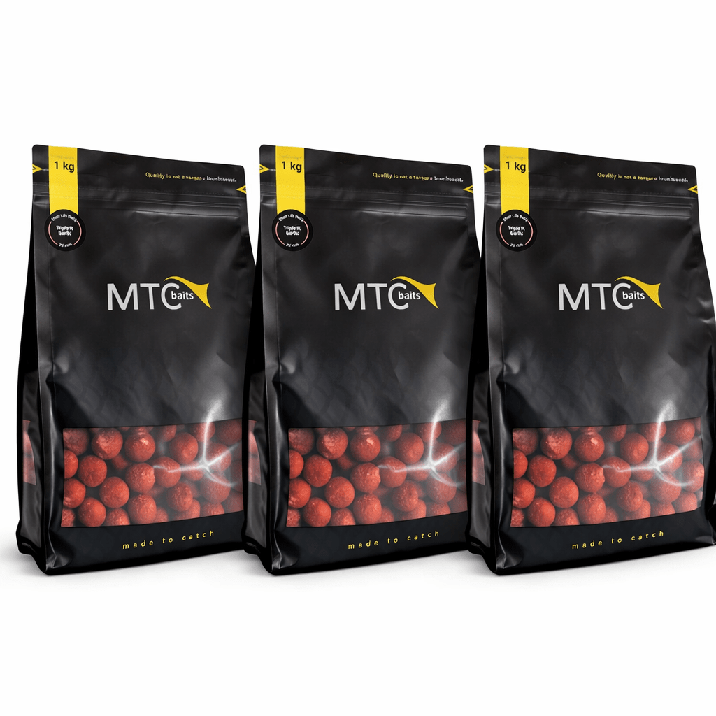 MTC 15kg Triple R Garlic Boilies - Bulk Deal - KarperCentrale