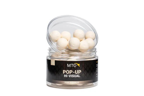 MTC Fish 'n Garlic Pop - Up Hi Visual - 14mm - KarperCentrale